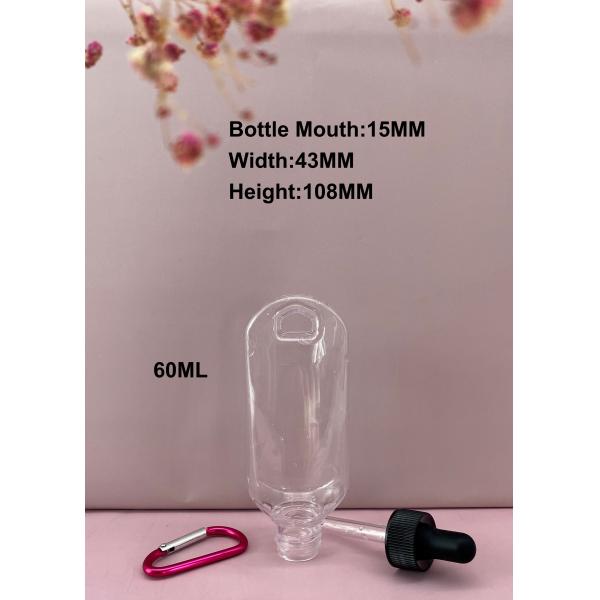 60ML Plastic Dropper Bottle Cosmetic Portable Travel Kit Bottles Lotion Water Container for Travel