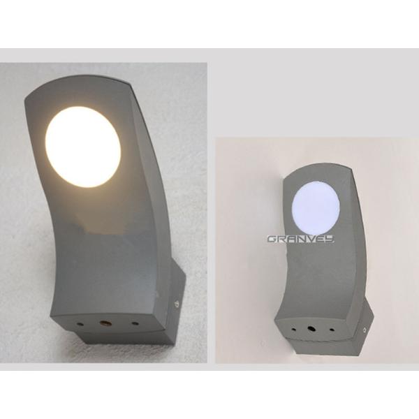 Warm White Aluminum Housing LED Outdoor Wall Lights For Houses Garden Pathway