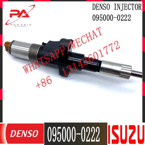 Diesel Engine Common Rail Injector 095000-0222 1-15300347-3 For ISUZU 6SD1