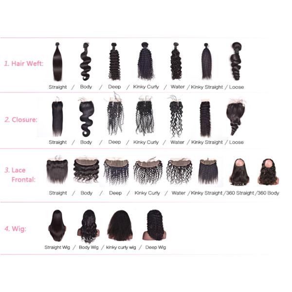 Loose Wave Human Hair Front Lace Wigs Natural Hairline , Tangle Free