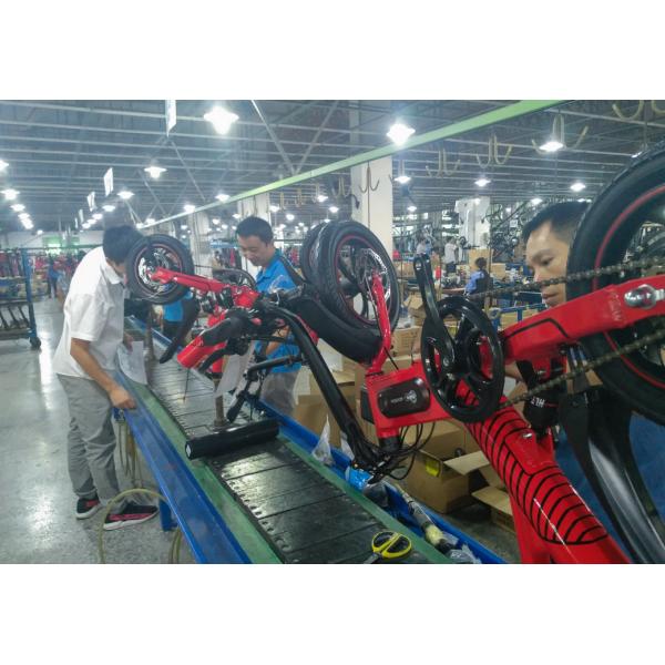 Multi Functional Full Size Folding Bike 14 Inch Aviation Aluminium Alloy 400W Motor Power