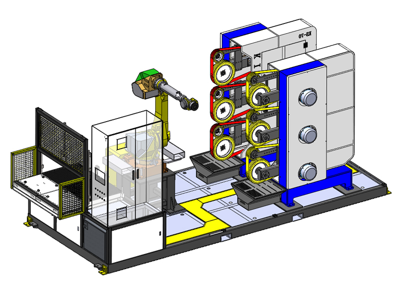 Turnkey Robotic Surface Finishing System for Die Cast Aluminum Parts