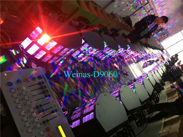 Led Effect Light, Double dj butterfly lights / Mini LED Derby Li DJ Disco Dance Club Stage Light / Party Light