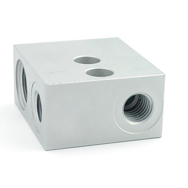 RoHs Stainless Steel Customized CNC Milling Hydraulic Manifold Valve Blocks by Ningbo