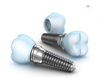 china OEM factory cnc machining custom dental implants screw titanium
