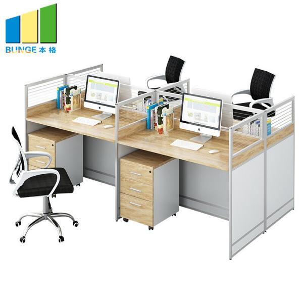 Tabela de conferência comercial de Seater do painel 4 das separações do mobiliário de escritório/MFC