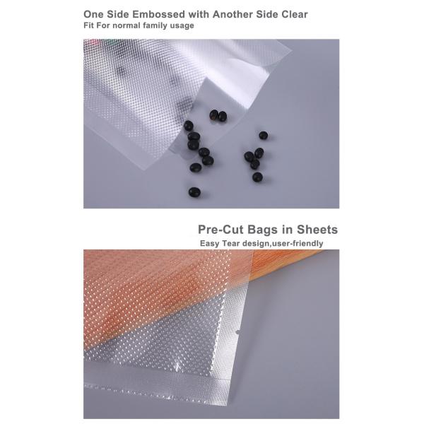 Уплотнитель Rolls вакуума кухни 0.1mm, уплотнитель вакуума вкладчика еды 0.09mm кладет Rolls в мешки