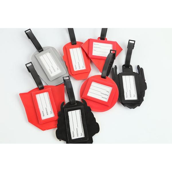 Wholesale Cute Cartoon Style Luggage Tag, Custom Travel Soft PVC Luggage Tags