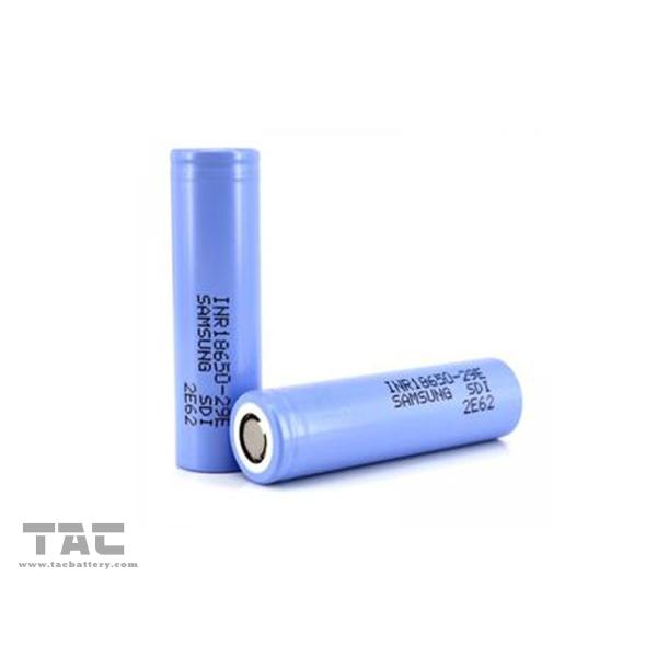 Батарея иона ИНР18650-29Э 2900мАх 3.7В Самсунг перезаряжаемые Ли для электрофонаря