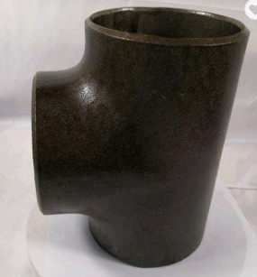 Level End ASME B16.9 Steel Pipe T Connector Butt Welded Pipe Fitting API