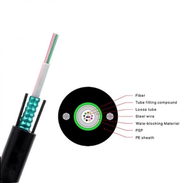 9.0mm Single Mode Universal Optical Cable Indoor 6 Core Micro Breakout Cable