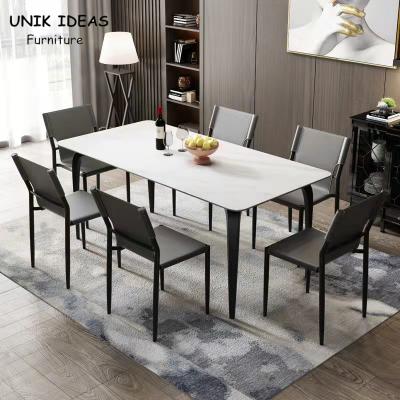 o jantar de couro do quadro do metal 150kg preside o quadro de aço carbono da altura de Seat de 16 polegadas que janta a cadeira
