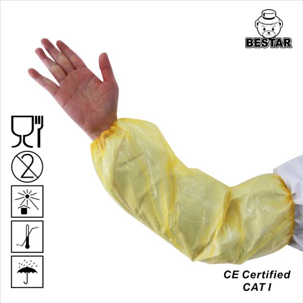 LDPE Disposable Plastic Arm Sleeves Waterproof Disposable Over Sleeve
