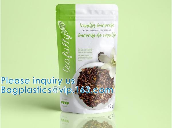 Aluminum Foil Bags, Stand-Up, Resealable, Vacuum Sealable, Leak-Proof Pouch, Mylar Bags, Storage Package