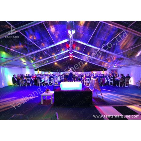 Clear Top / Wall Cover Hard Aluminum Alloy Frame Wedding Tent Water Resistant