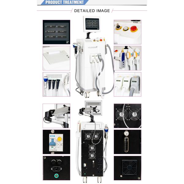 Multi-Functional Beauty Equipment IPL RF Cavitation Laser 5 in 1 2000W Energy 1-36J/cm2