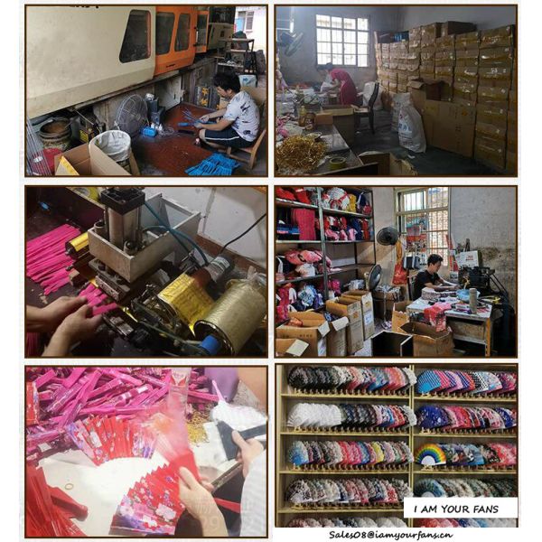 Personalized Plastic Fan 23 Cm Hand Fans Custom Printed Folding Plastic Fan