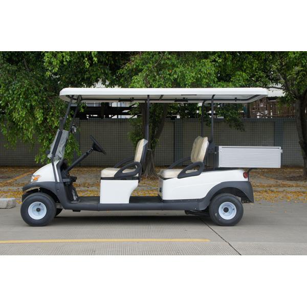 Voiture de golf électrique à 4 places avec petit chargement arrière homologuée CE