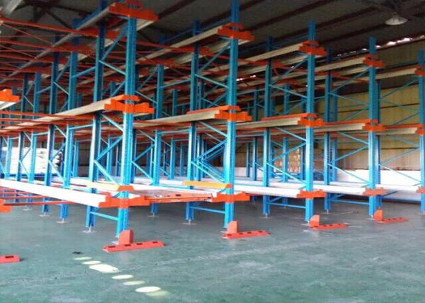 Radio Shuttle Pallet Racking System , Industrial Warehouse Storage Shelves
