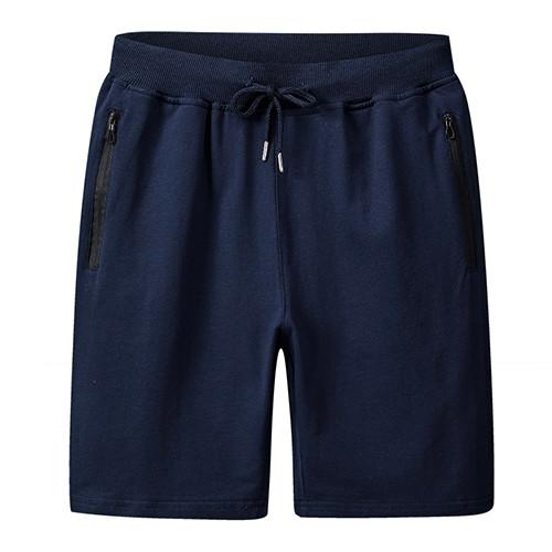 Summer Sports Shorts Men's Capris Loose Large Cotton Knitted Pants elastic thin