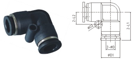 Miniature Brass Pneumatic Tube Fittings Straight / Branch Tee Type