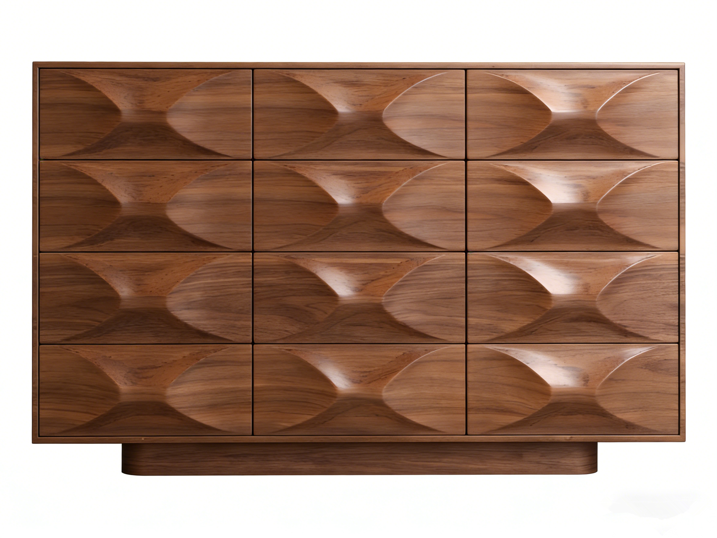 Nordic Wood Dining Sideboard Modern Decorative Cabinet for Apartments Placed Against the Wall for Storage