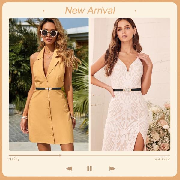 Поясы тонких тощих женщин эластичные