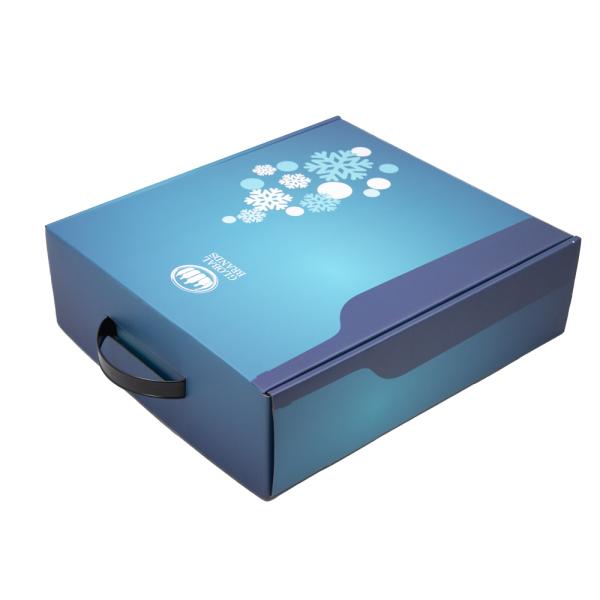 Exquisite Customizable Wine Bottle Gift Box for holiday celebrations