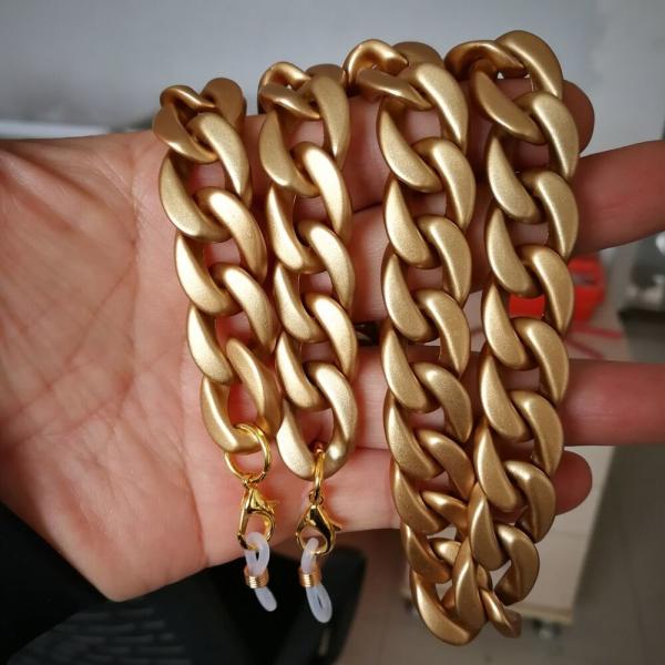 European Popular  Fashion Golden Color Glasses Accessories chain Mask  Chain For Sale