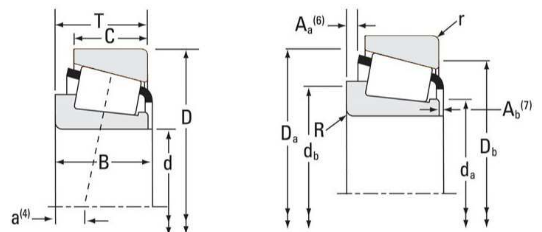 OEM High Precision Single Row Tapered Roller Bearing L102849 L102810