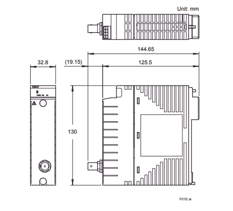 EB401-50 YOKOGAWA ER Bus Interface Function Master Module Коммуникационный модуль с двойным избытком