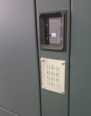 SUS304 Brushed Metal Numeric Keypad IK09 12 Keys Compact Format For Bank Kiosks