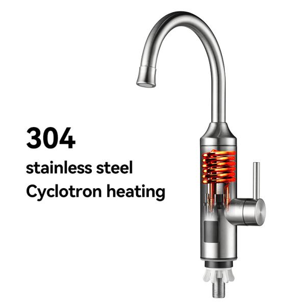 3s Instant Tankless 230V 3300W Instant Electric Water Heater Kitchen Tap