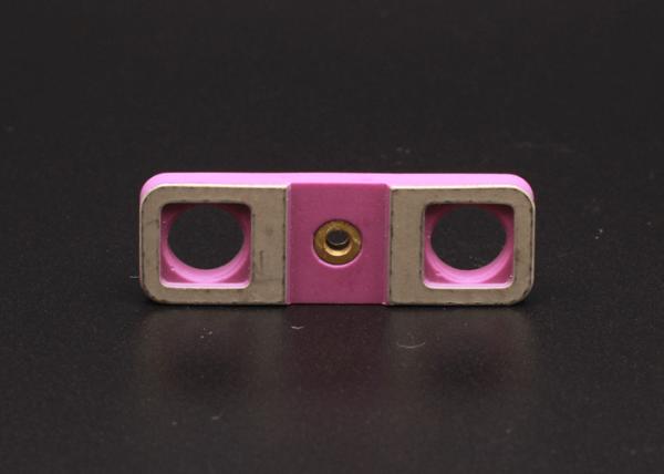 ISO14001 Strong Hardness 95% Alumina Ceramic Case  Electric Vehicle part HVDC Relay part