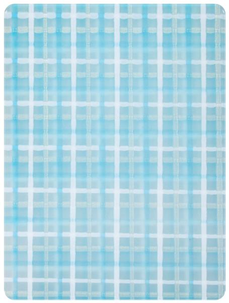 Blue Grid Plexiglass Pearl Acrylic Sheet 3mm Thick For Window Door Decor