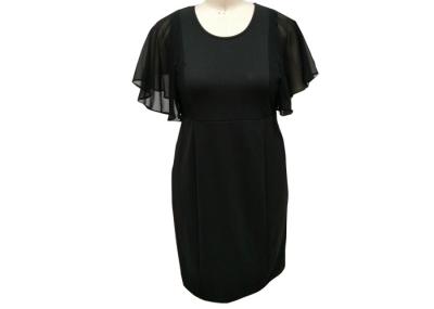 Crew Neck Women'S Casual Dresses Casual Black Maxi Dress Rome Fabric