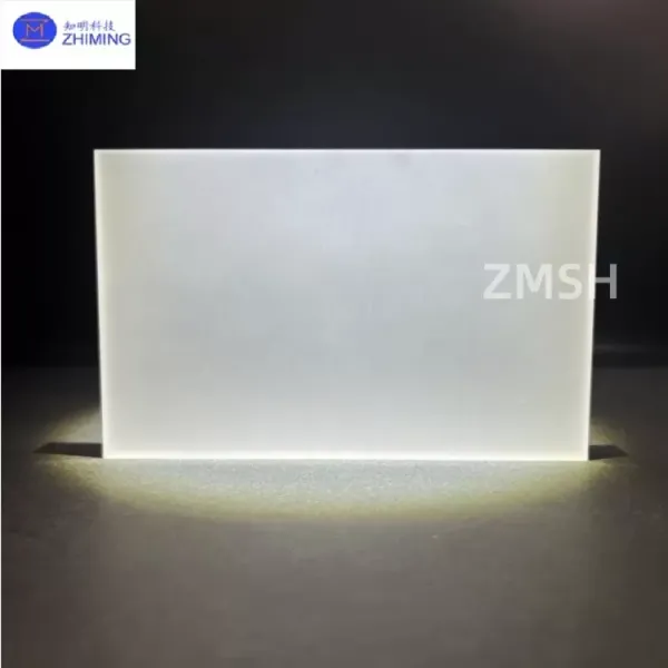 Sapphire Square Raw Wafer Blank for Optical, Semiconductor, and High-Temperature Applications
