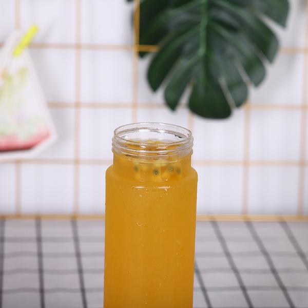 170mm Height Plastic Beverage Cans Clear Voss Bottle Food Grade