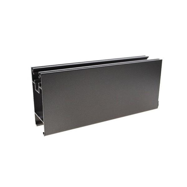 6063 Shiny Grey Powder Coated Aluminium Extrusions For Building