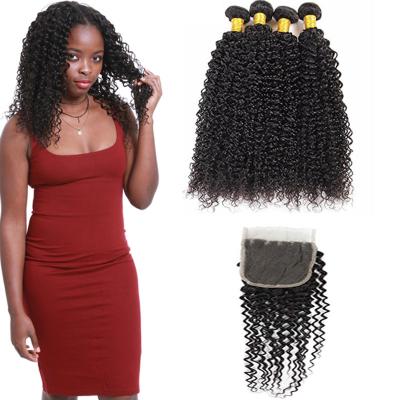 Onda peruana colorida do corpo do cabelo de Remy do Virgin de 12 polegadas 4 pacotes com fechamento do laço