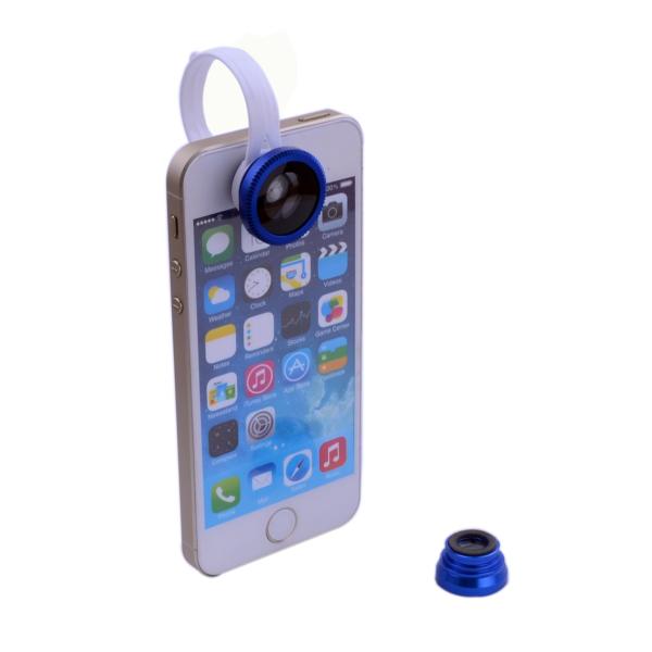 180° Cell Phone Fisheye Lens Universal Fisheye Phone Camera Lens 3mm Eye Relief