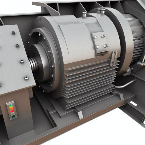 Máquina de trituración de mandíbulas con motor de CA para minería 1-1000 t/h