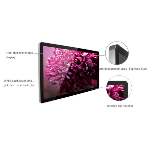 High Definition Digital Lcd Display Board , Lcd Advertising Player Aluminum Frame