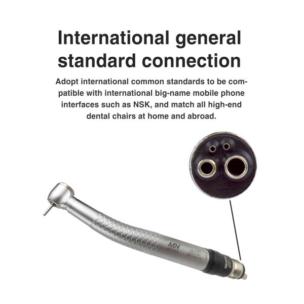 4 Wayspray Dental High Speed Handpiece Dentistry Airotor с светодиодом