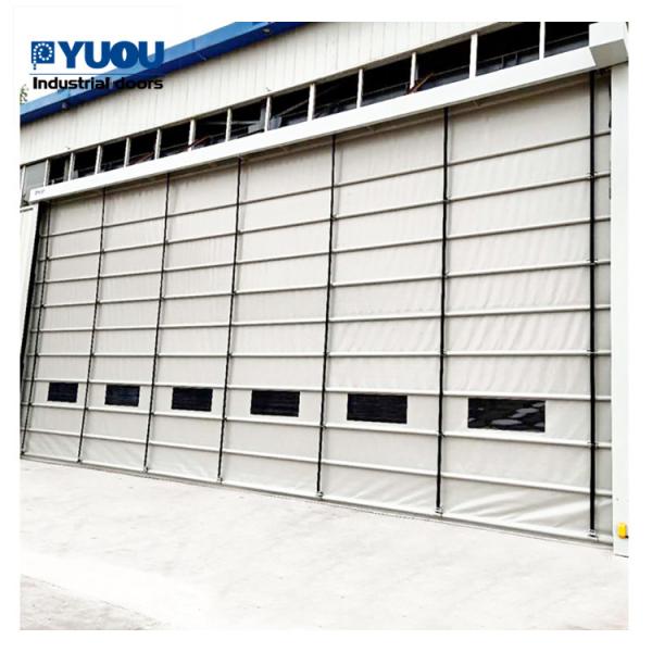 Belt Stacking Fast High Speed Roller Shutter Door 10m Height Automatic 1.50kw Motor