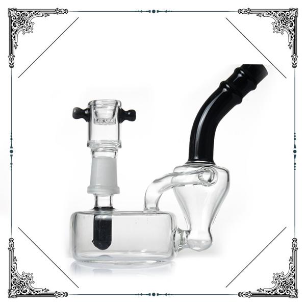 Mini Bong Glass Smoking Water Pipes Tobacco Hookah With 14mm Bowl Wholesale