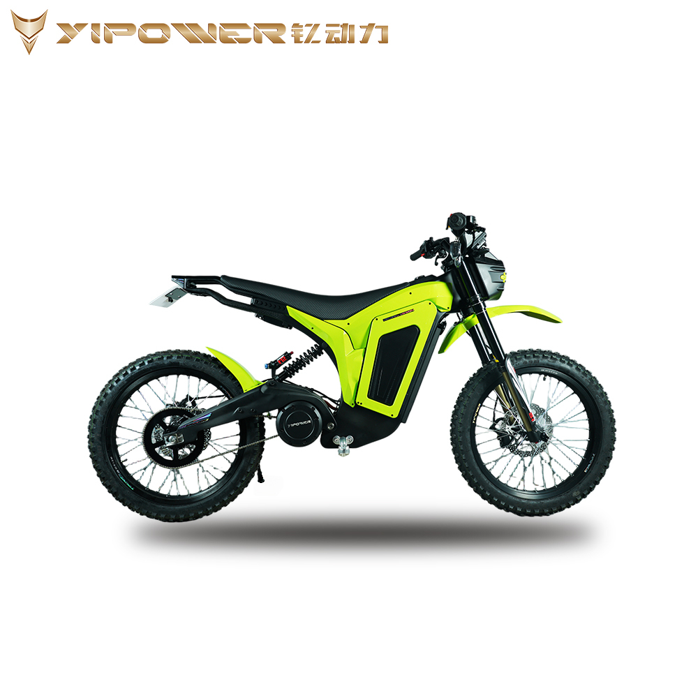 Carbon Fiber Frame Electric Motorcycle with 6000W Peak Power and 320N.m High