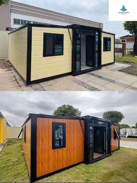 拡張可能なコンテナハウス 屋外での緊急用のためのポータブルモジュールシェルター