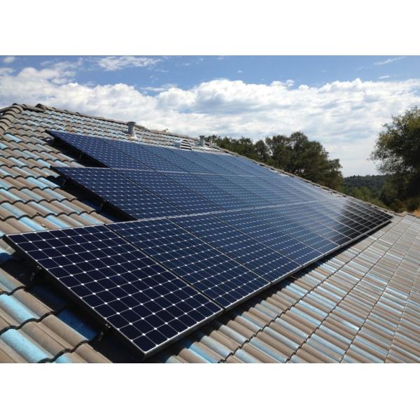 Industry Pitched Roof Solar PV Project Metal Roof Solar Mounting Systems 30KW 50KW
