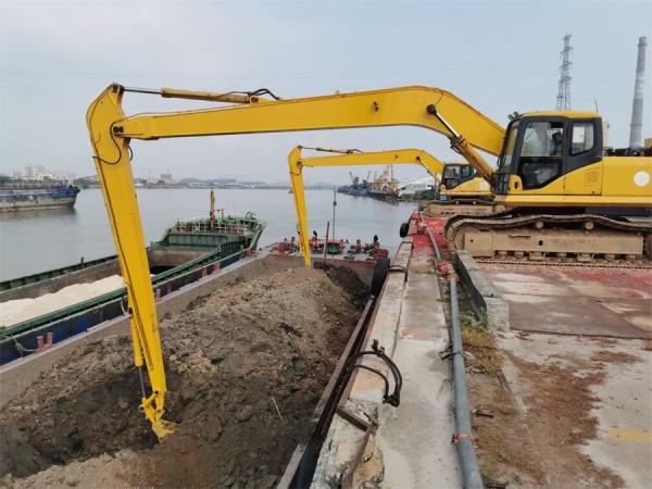 Q355B CAT330 Excavator Boom Arm 18 Meter Super Long Reach Fronts